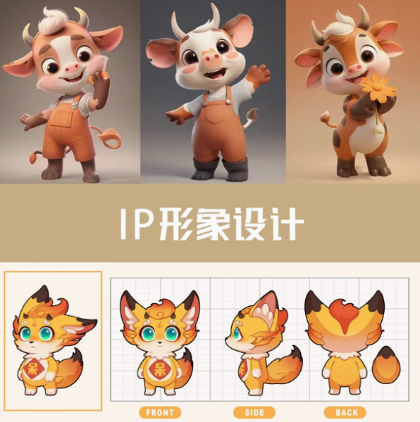 Ip形象设计企业品牌吉祥物定制